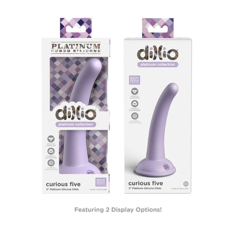 Curious Five 12.7cm Lilac Dildo