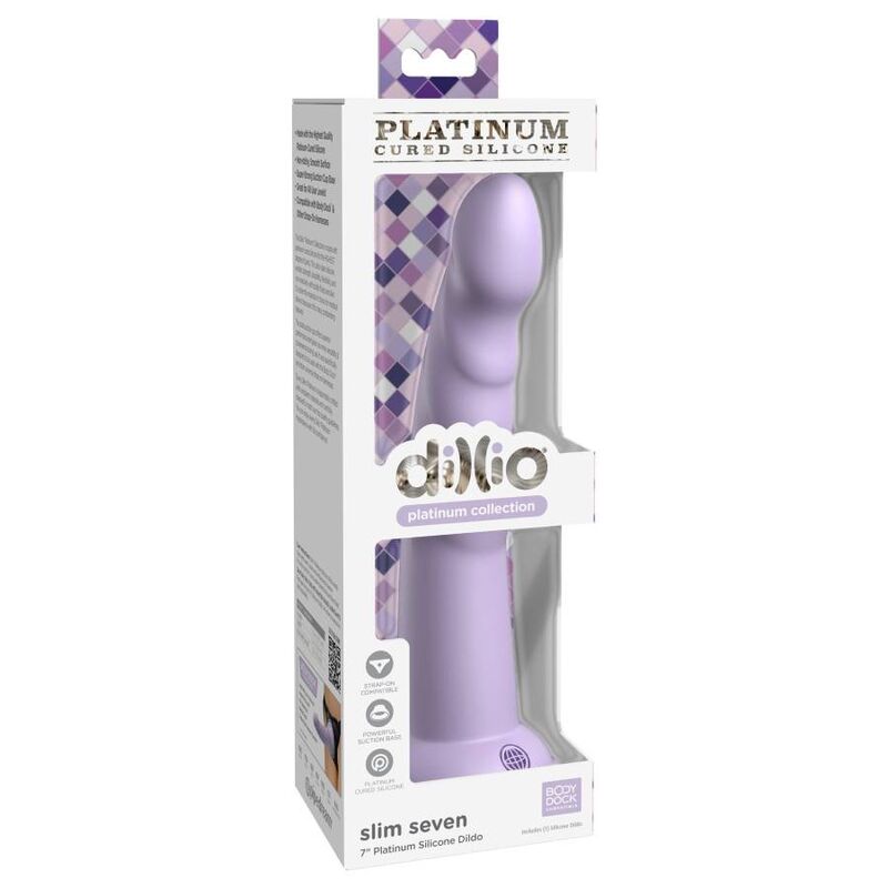 Slim Seven 7-Inch Violet Vibrator
