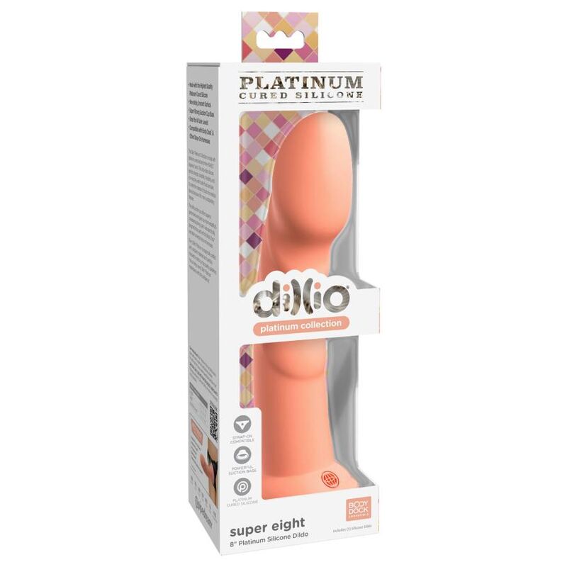 Super Eight 8" Orange Sex Toy