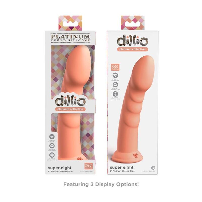 Super Eight 8" Orange Sex Toy