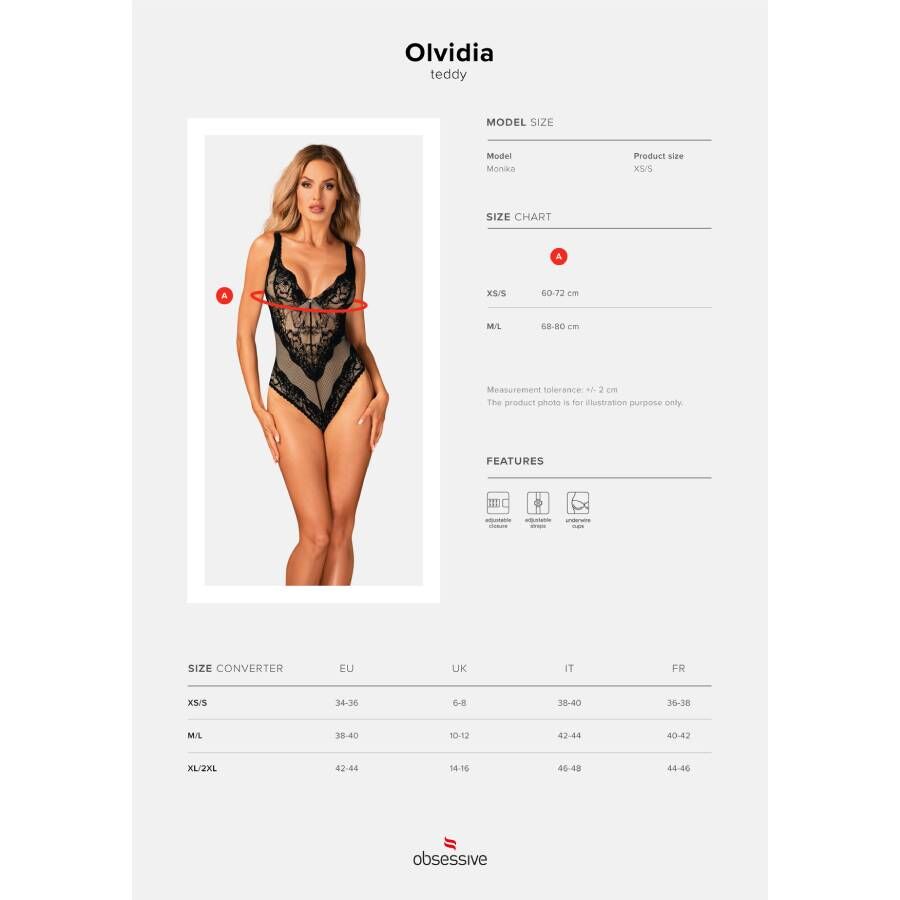 Olvidia Teddy Lingerie - XS/S Size