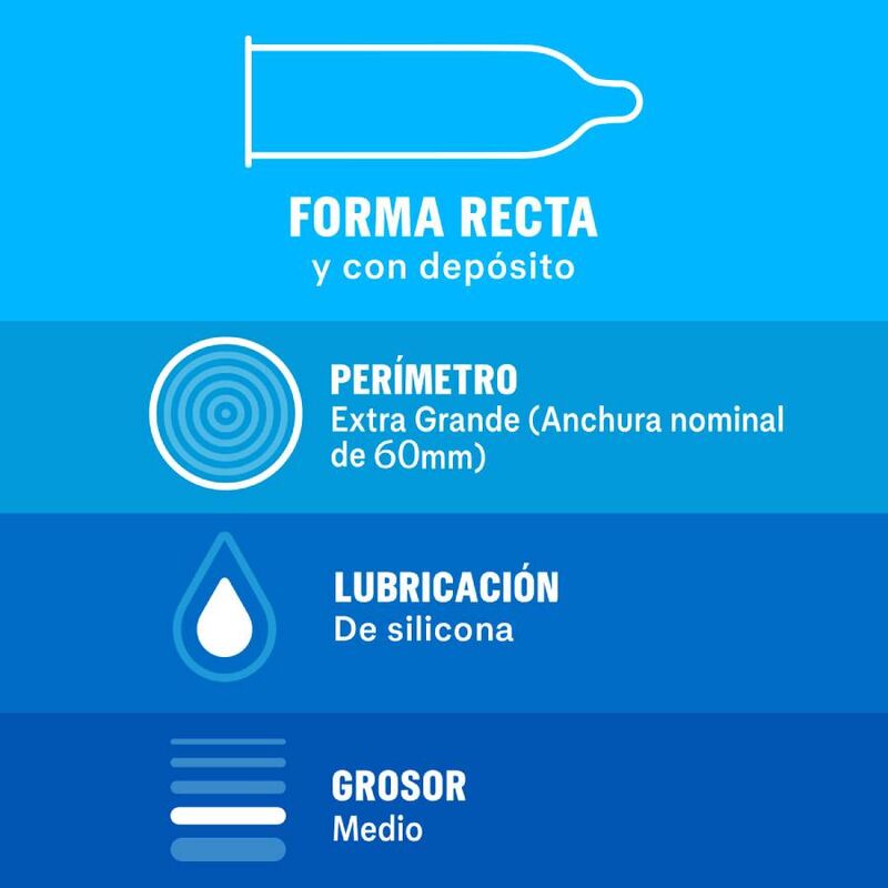 Natural XL Lubricant Pack - 12 Units