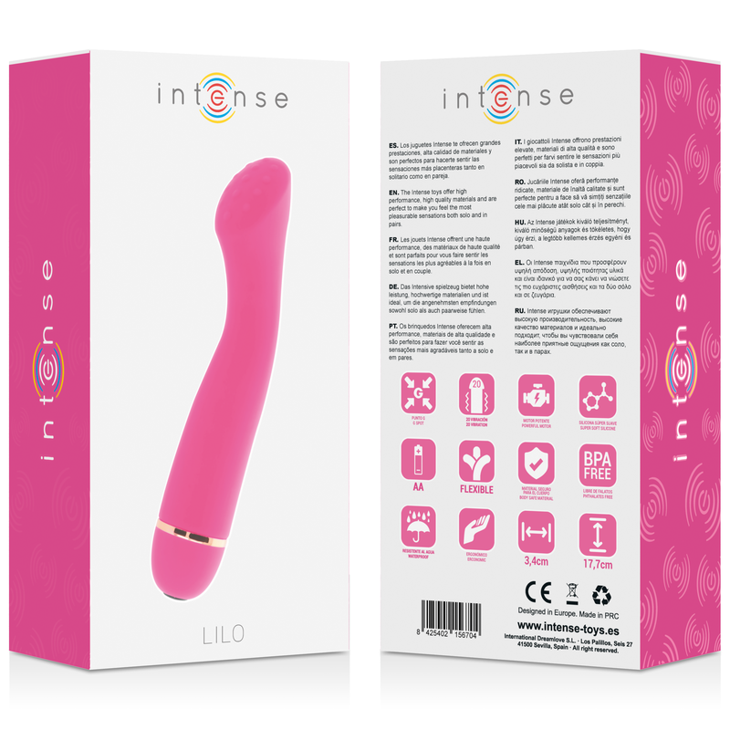 Lilo 20-Speed Silicone Vibrator (Pink)