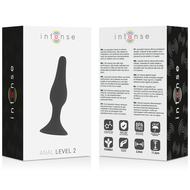 Black Anal Trainer Level 2 (11.5cm)