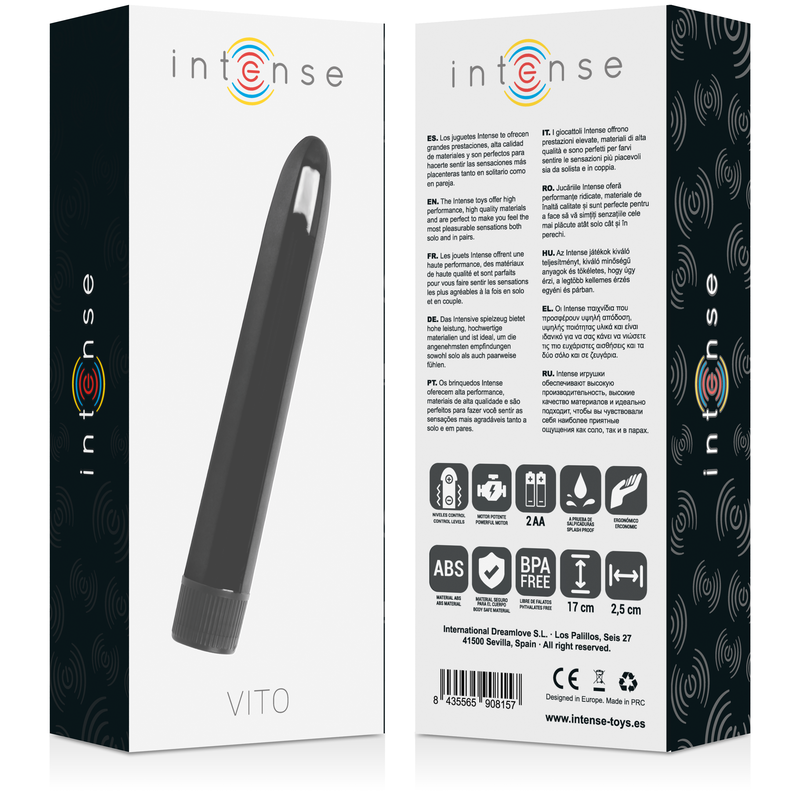 Vibrador Personal Negro Vito