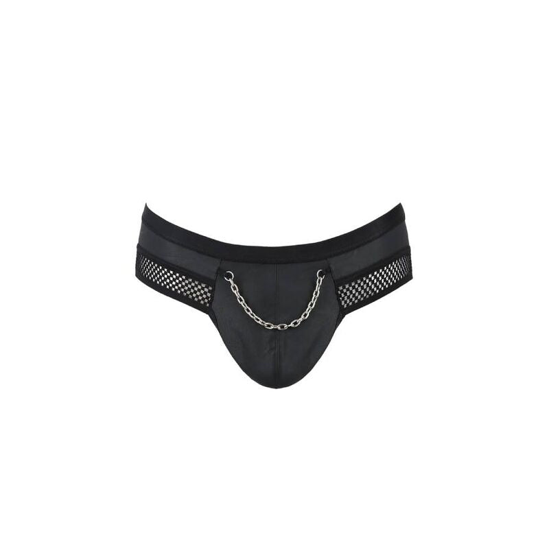 030 Open Black Slip Lingerie S/M