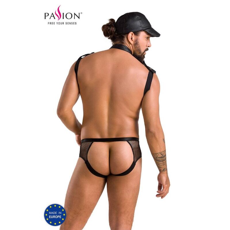 038 Set John Black Lingerie S/M