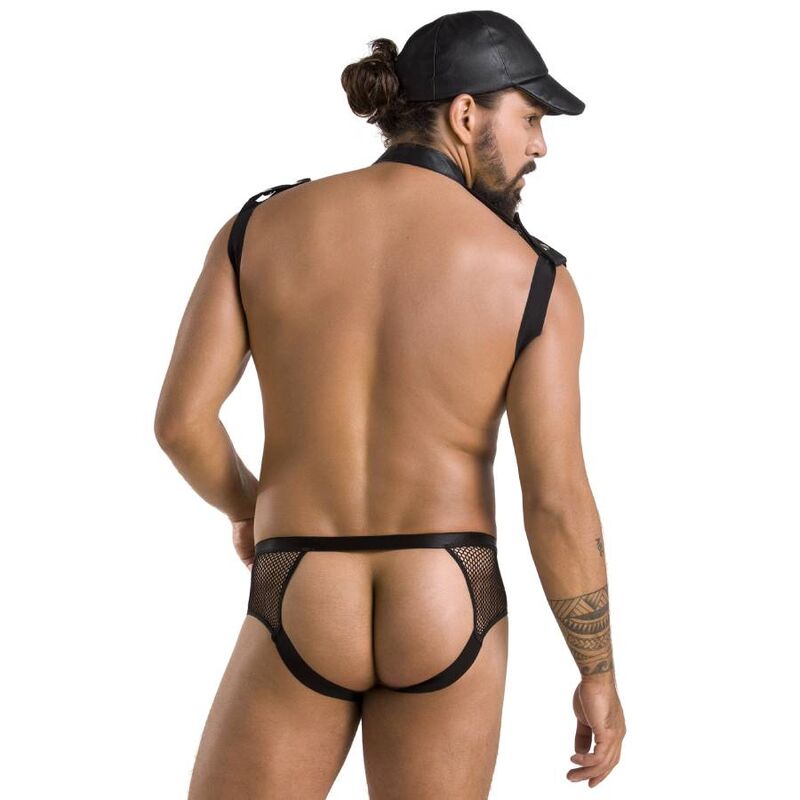 038 Set John Black Lingerie S/M