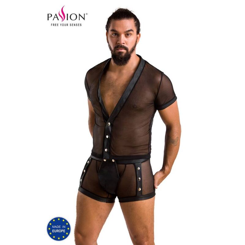 052 Set Michael Black Lingerie L/XL