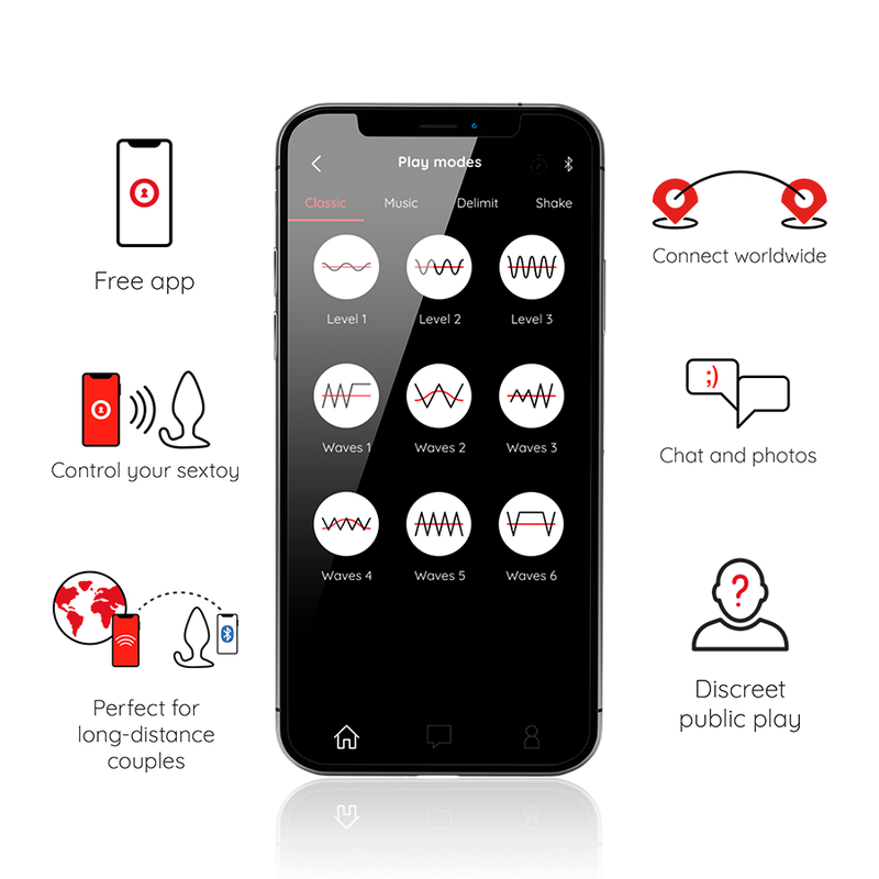 Rio App-Controlled Vibrating Anal Plug