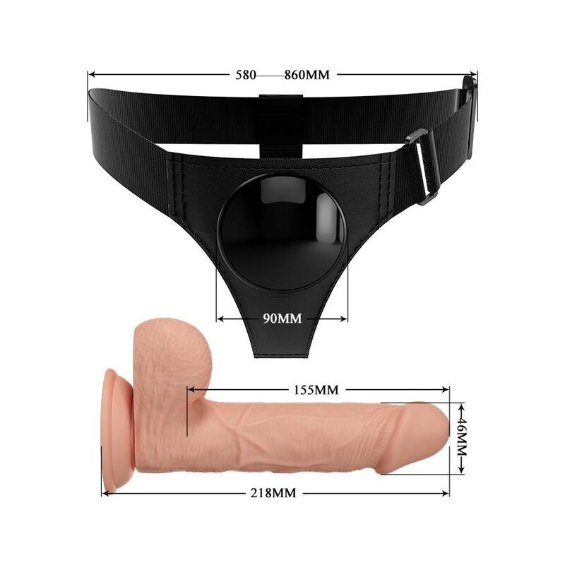 Adjustable Harness Briefs with Jerry Dildo