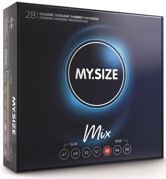 Mix Condoms 60mm Set of 28