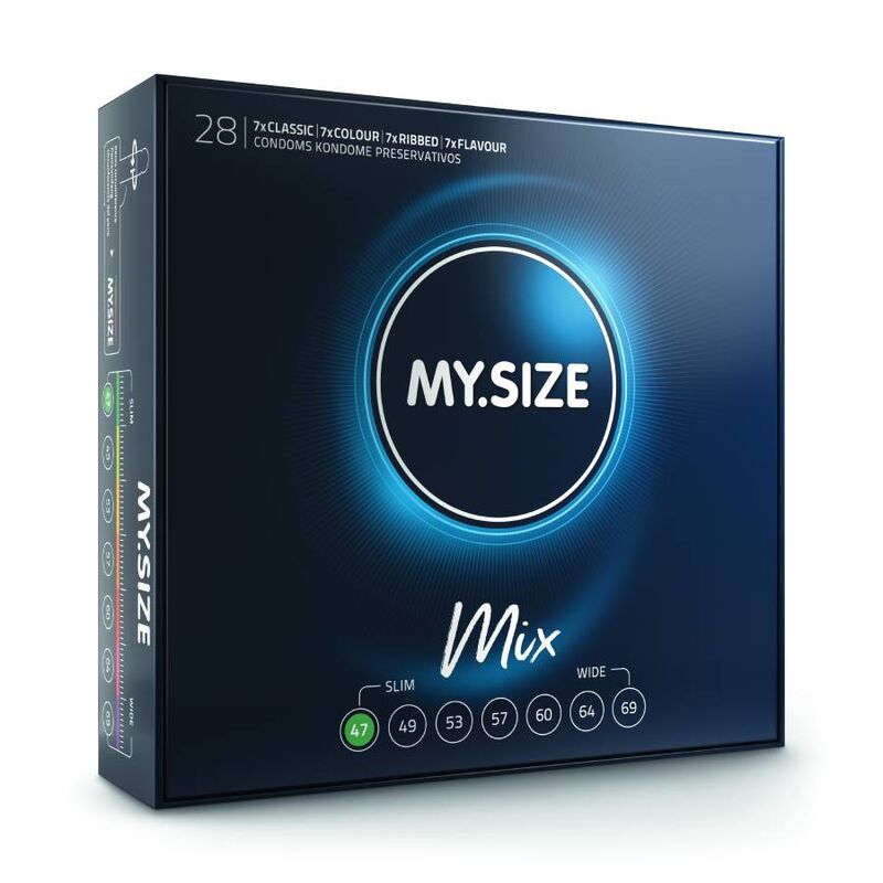 Mix Condoms 47mm - 28 Pack