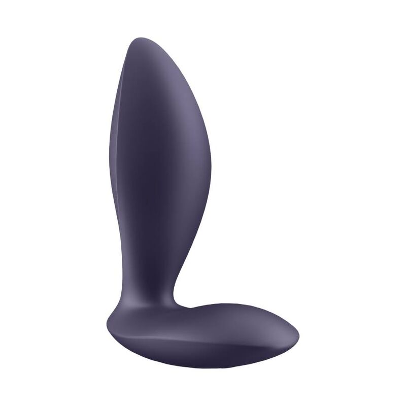 Power Plug Purple Silicone Anal Toy