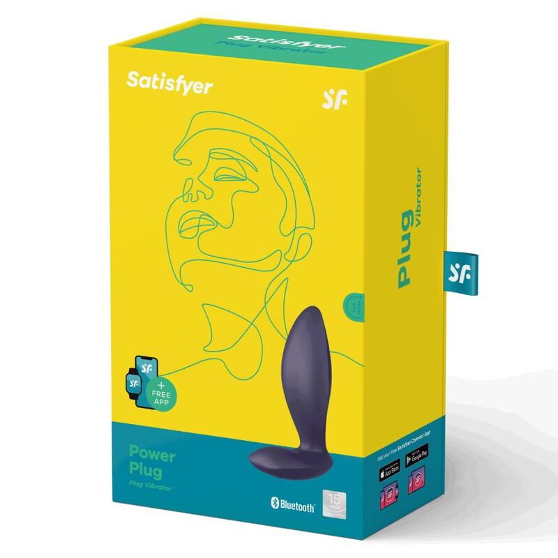 Power Plug Purple Silicone Anal Toy