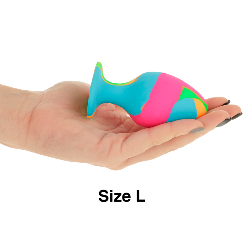 Rainbow Silicone Anal Plug Collection