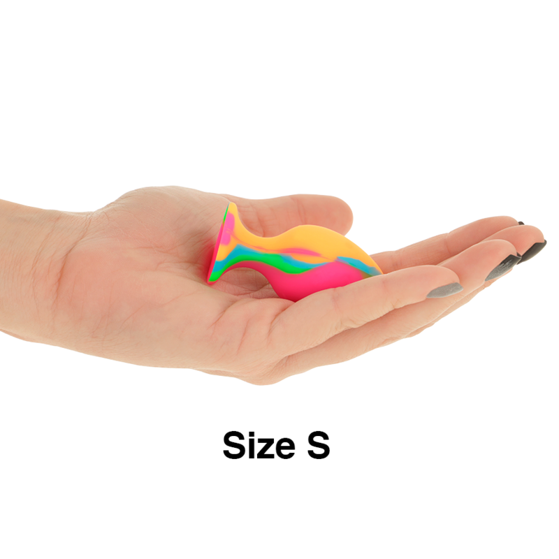 Rainbow Silicone Anal Plug Collection