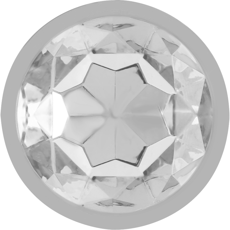 Aluminum Jeweled Anal Plug - Large