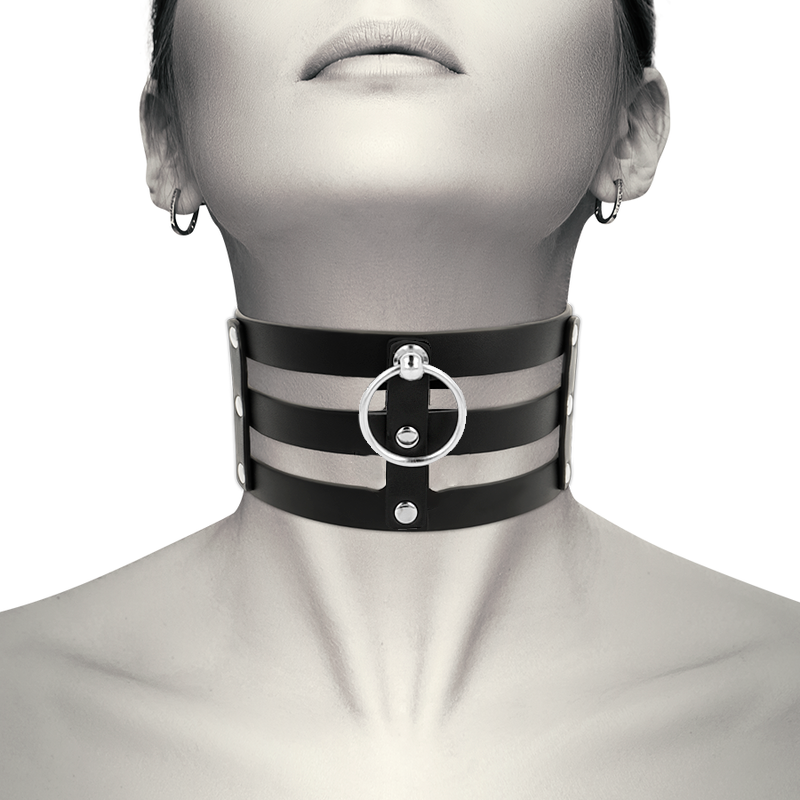 Vegan Leather Bondage Choker