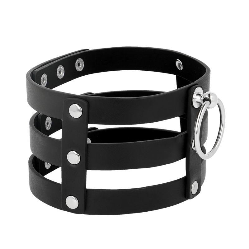 Vegan Leather Bondage Choker