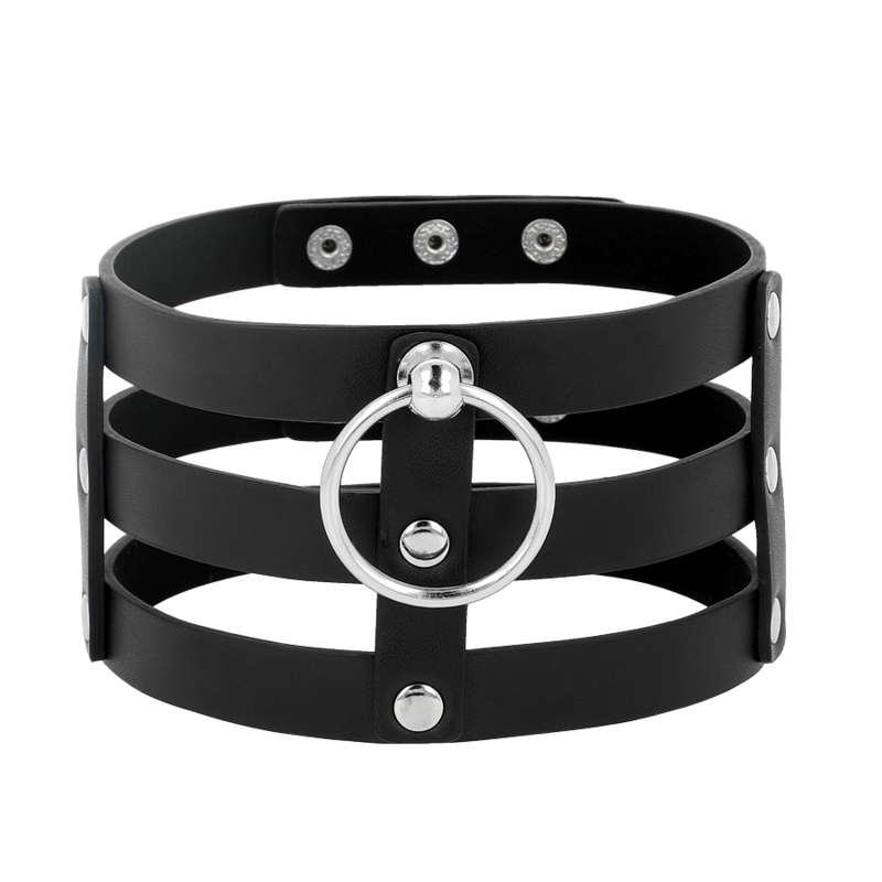 Vegan Leather Bondage Choker