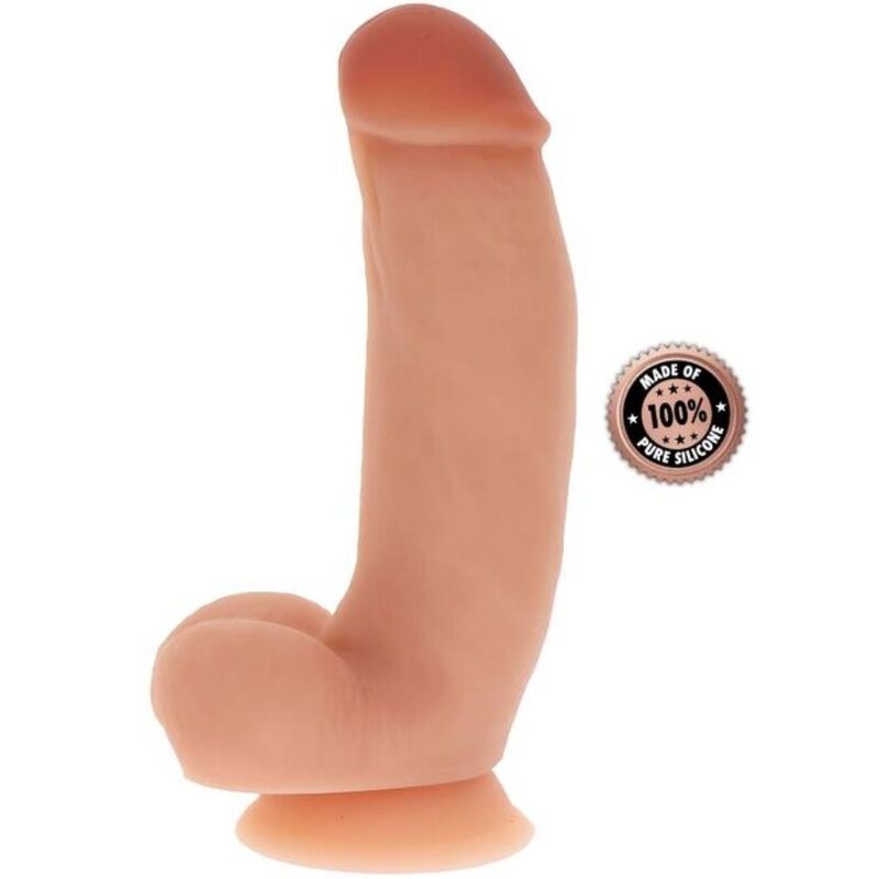 Realistic 18cm Silicone Dildo with Balls