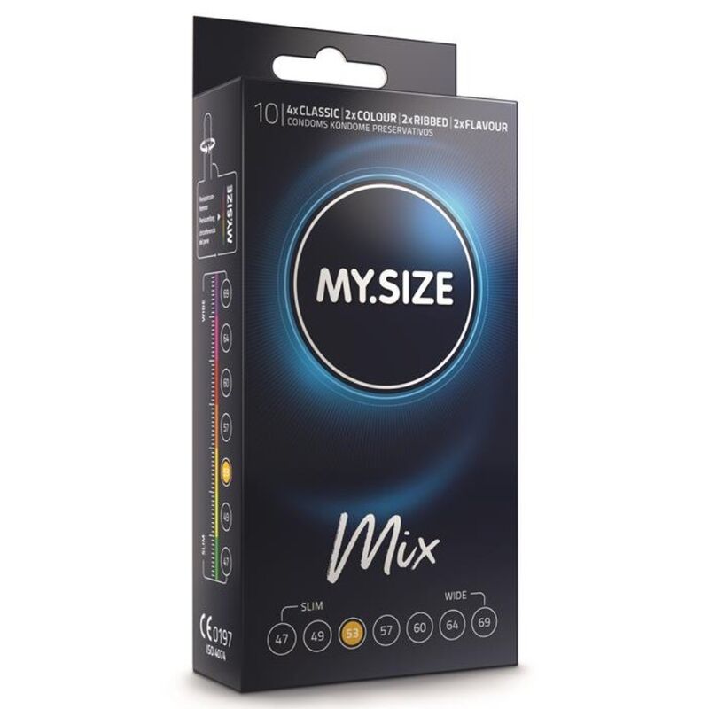 Mix Condoms 53mm Pack of 10