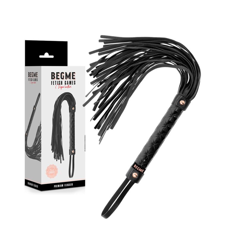 Black Edition Vegan Leather Flogger