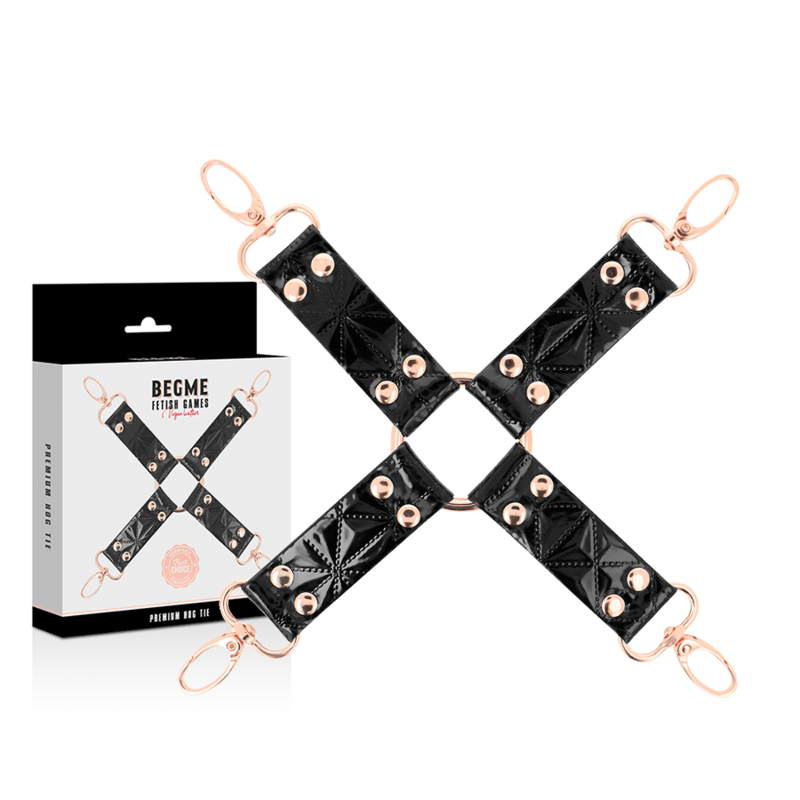 Black Edition Vegan Leather Hog Tie