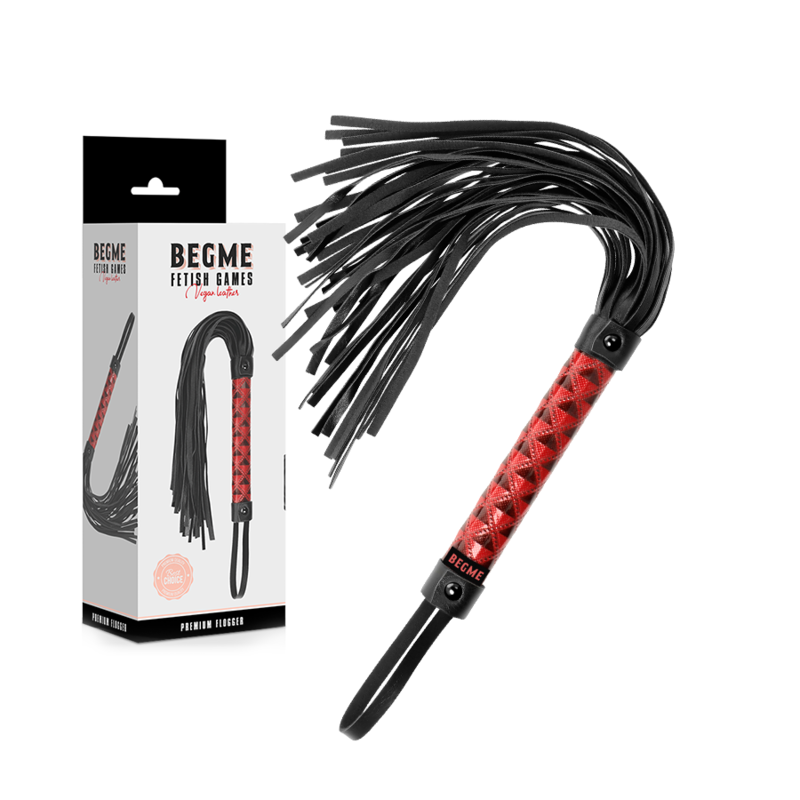 Red Edition Vegan Leather Flogger