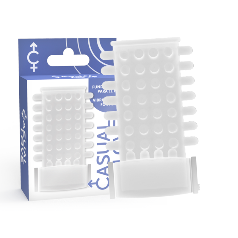 Anillo Vibrador para Pene con Funda Transparente