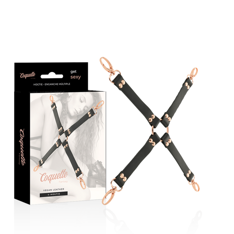 Vegan Leather Fantasy Hog Tie Restraint