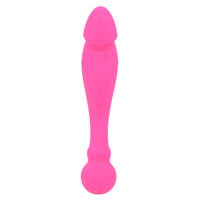 Silicone Rick Dual Pleasure Pink Toy