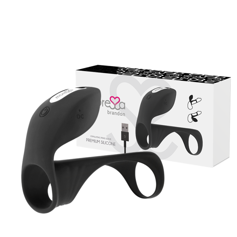 Brandon Vibrating Cock Ring With Cover