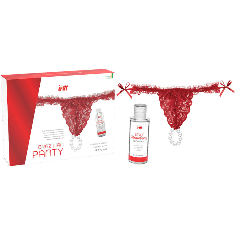Braga Brasileña con Perlas y Gel Lubricante