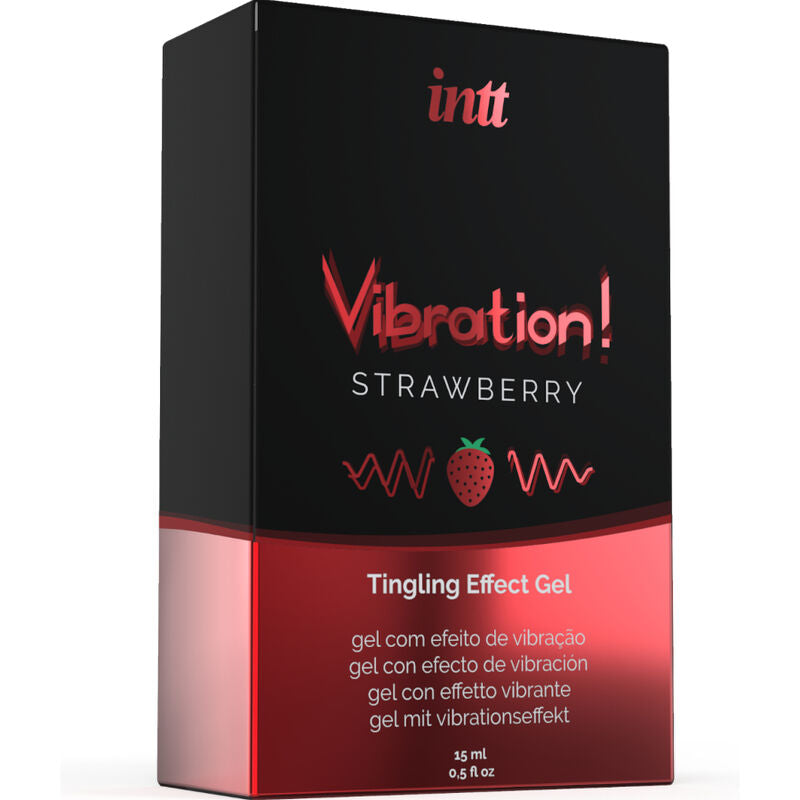 Stimulating Strawberry Vibrating Gel 15ml
