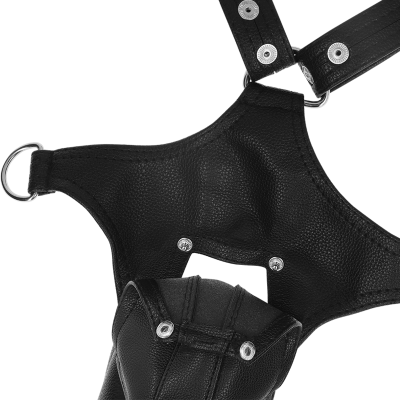Men's V-Shaped Leather Harness