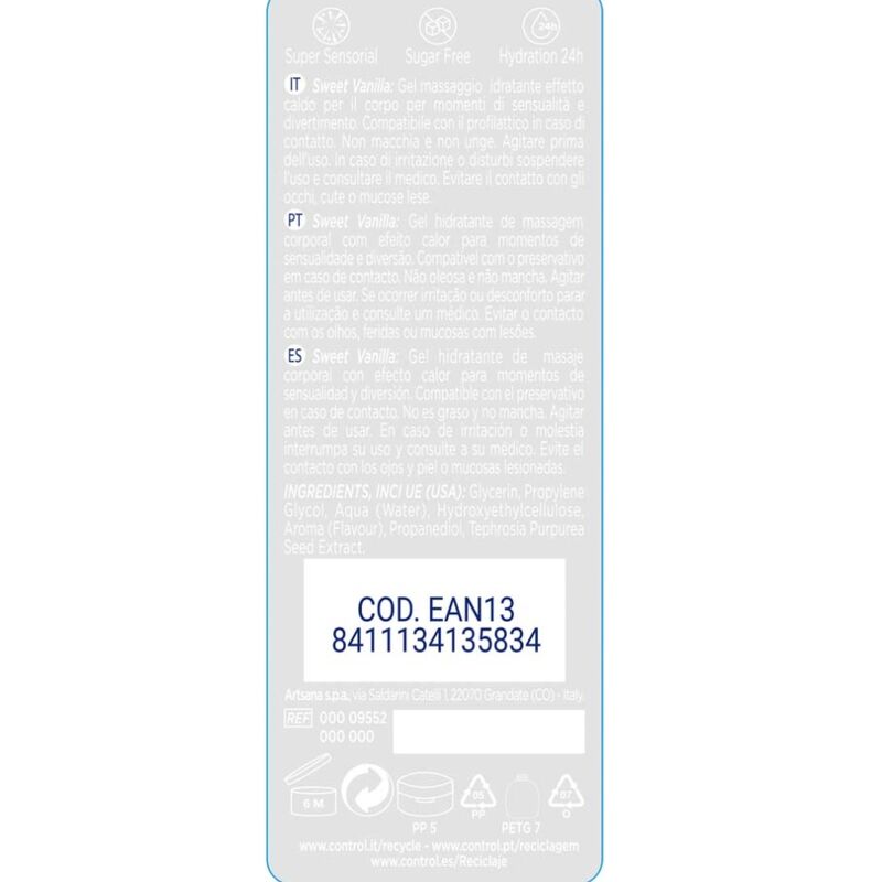 Aceite de masaje 2 en 1 con dulzura de Madagascar 200ml