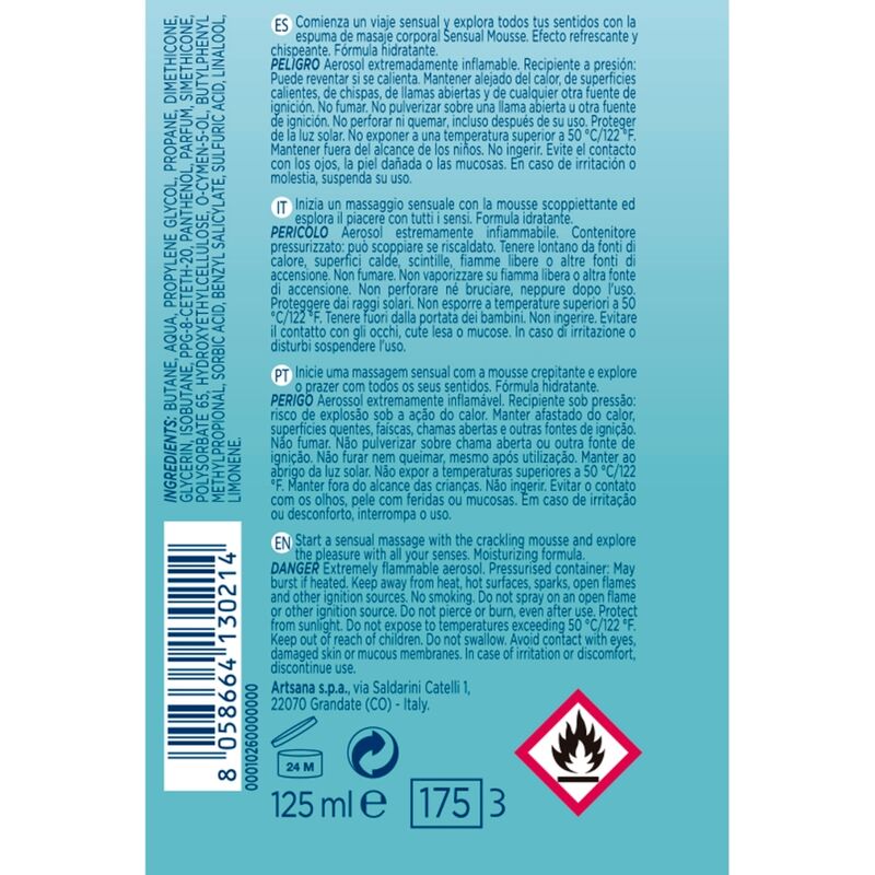 Sensual Wave Massage Cream 125ml