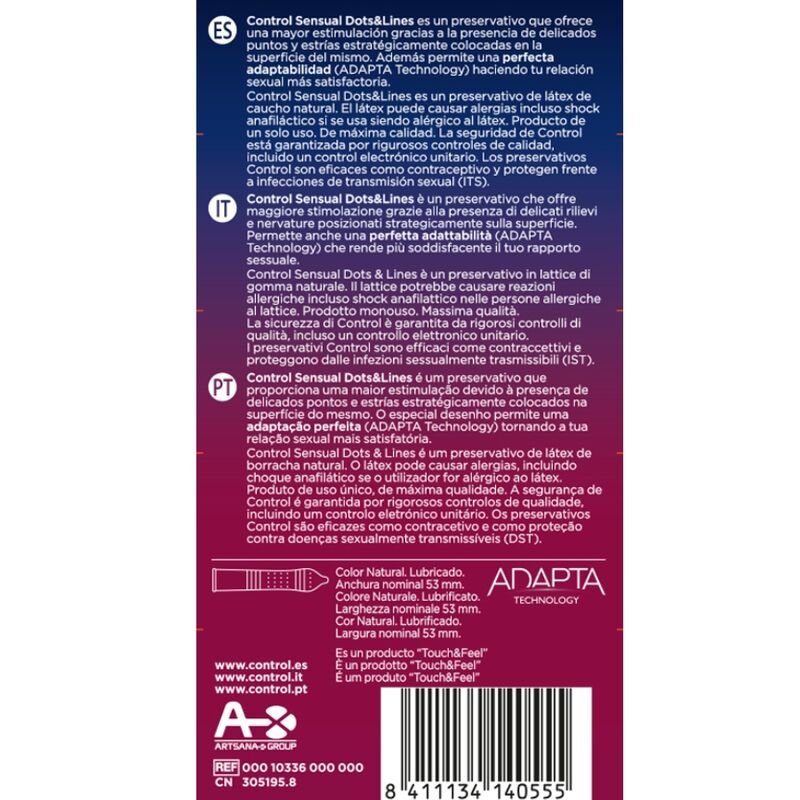 Sensual Dots & Lines Massage Points 12pk