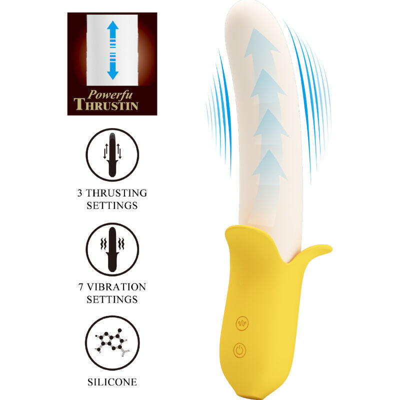 Vibrador de Silicona Super Power Banana Geek