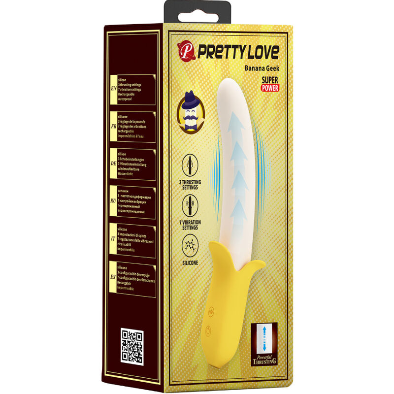 Vibrador de Silicona Super Power Banana Geek