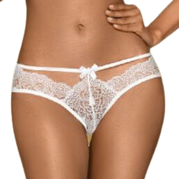 Adore Me White Lace Panties L/XL