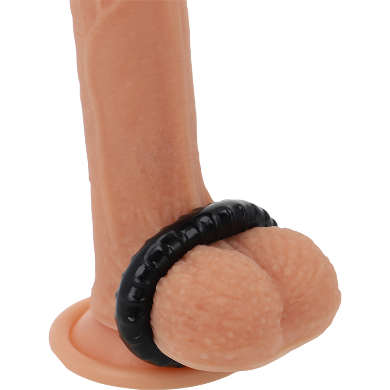 Anillo para el Pene PR07 Negro Flexible (4.5cm)