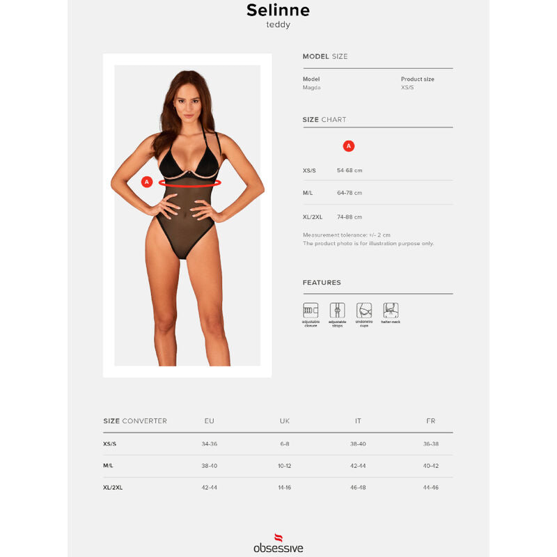 Selinne Teddy Sensual Lingerie M/L
