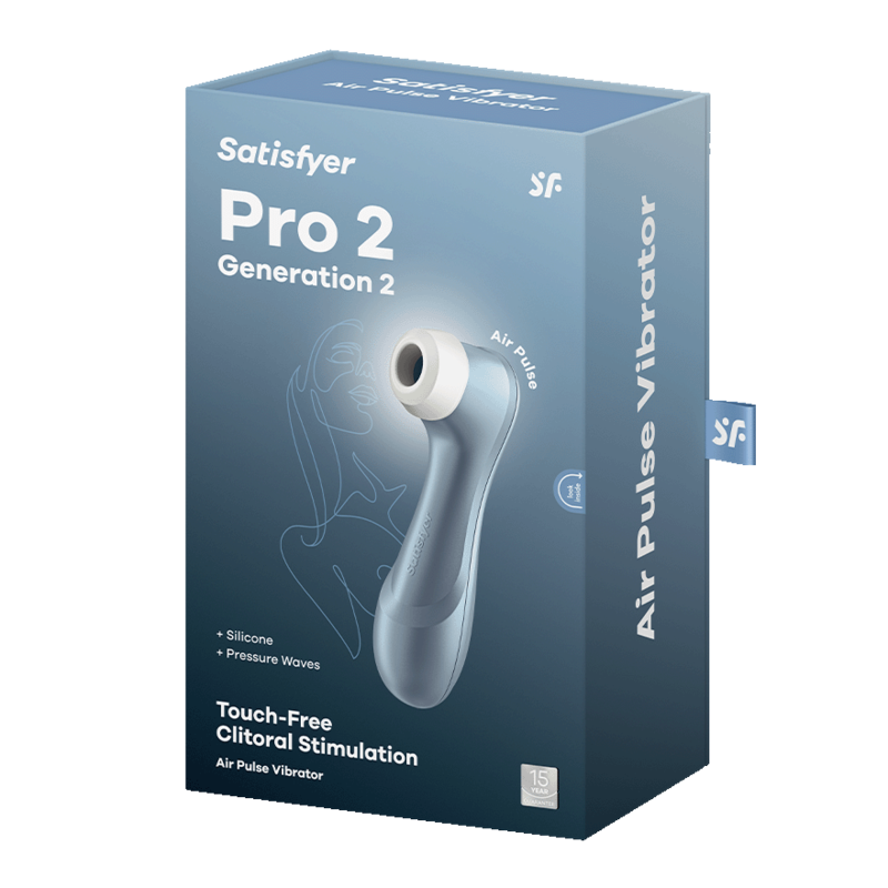 Pro 2 Air Pulse Clitoral Stimulator - Blue
