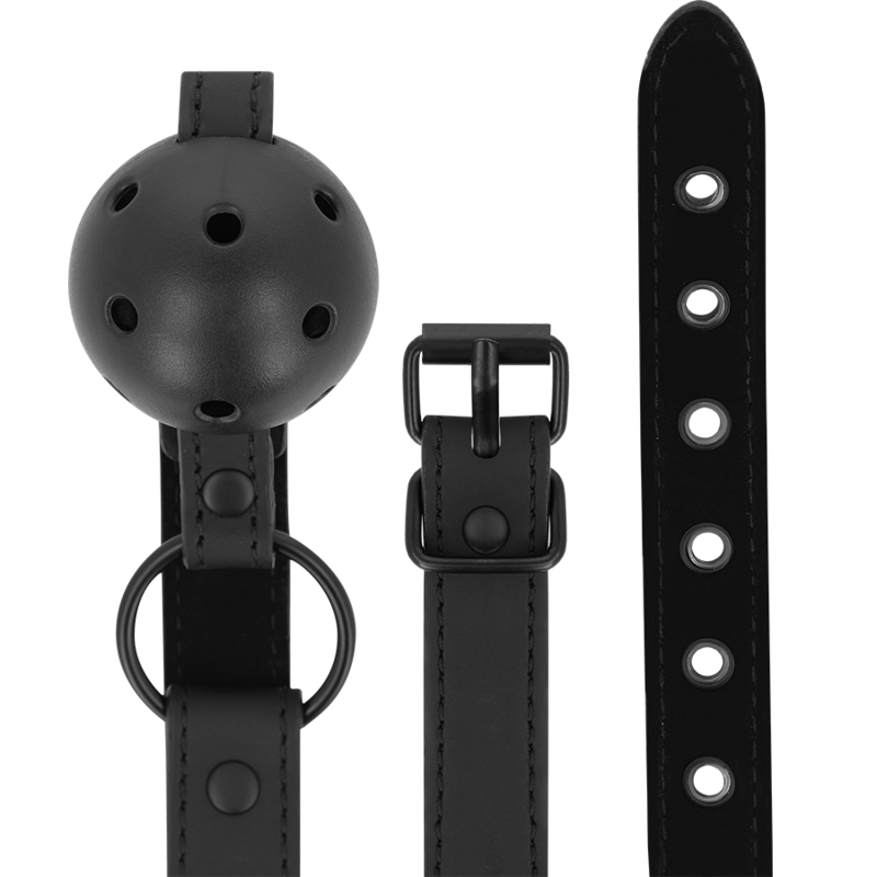 Vegan Leather Ball Gag for Bondage