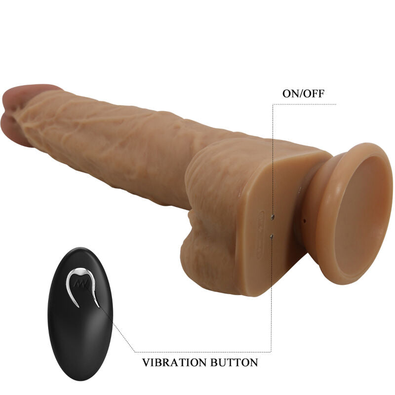 Dildo Vibratório de Silicone Jonathan 21cm