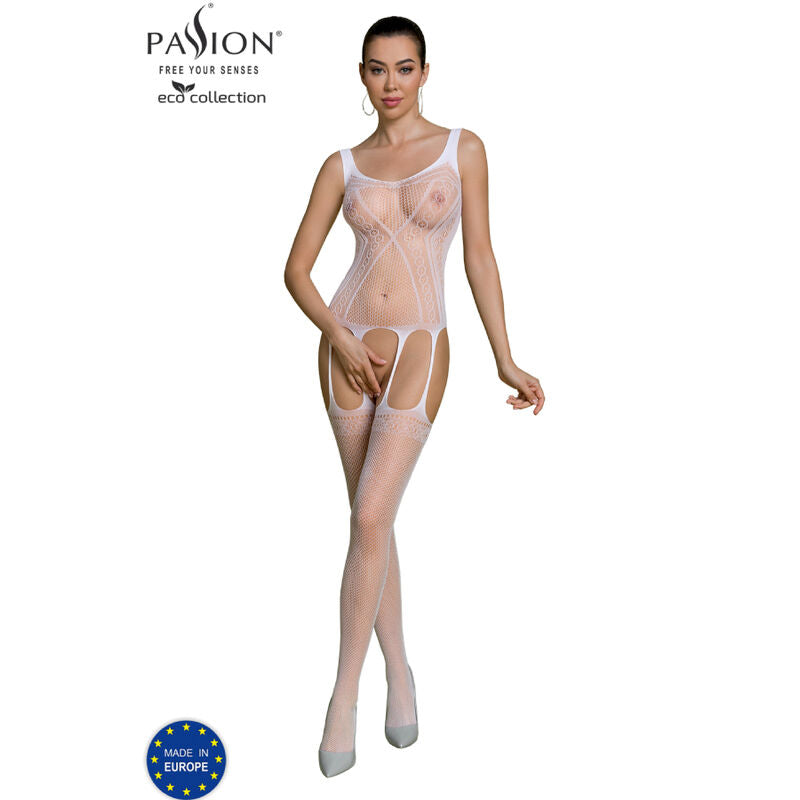 White Eco BS007 Bodystocking