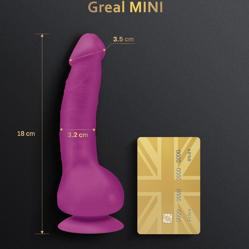 Greal Mini Fuchsia Silicone Vibrator